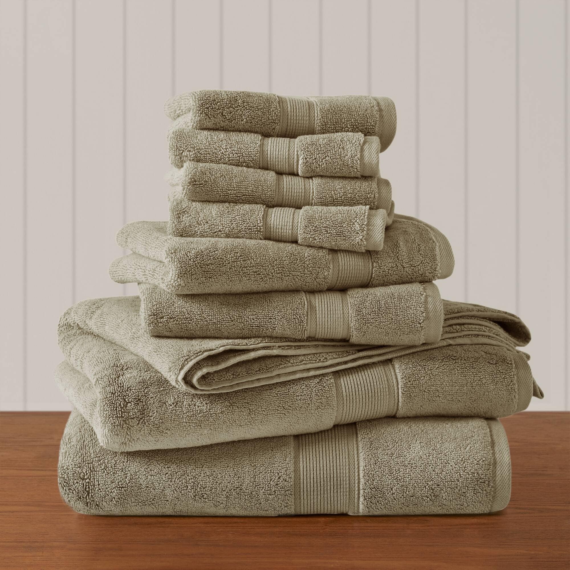 Madison Park Signature 800GSM Ultra-Soft 100% Cotton Absorbent Towel Set