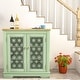 preview thumbnail 4 of 34, 31 in. 2-Door Accent Storage Buffet Cabinet Sideboard - 31" in Width Mint Green
