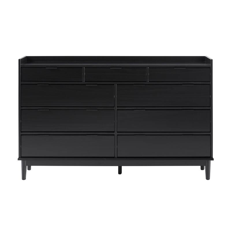 Middlebrook Modern Gallery Top Solid Wood Dresser