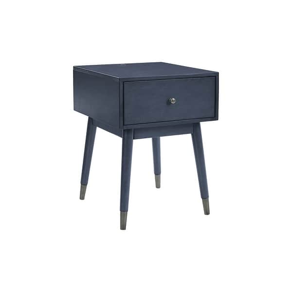 Paulrich Contemporary Antique Blue Accent Table 18"W x 20"D x 25"H