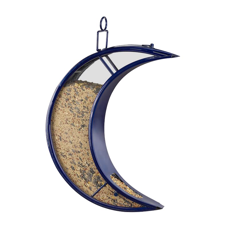 Over The Moon Blue Bird Feeder by Good Directions