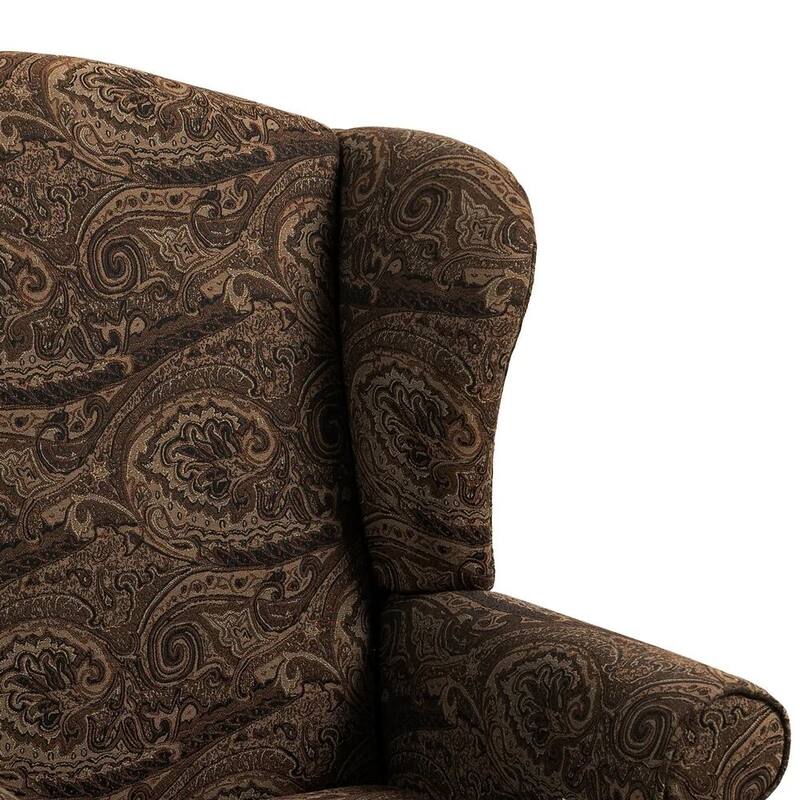 2 Set Modern Upholstery Wingback Accent Chair