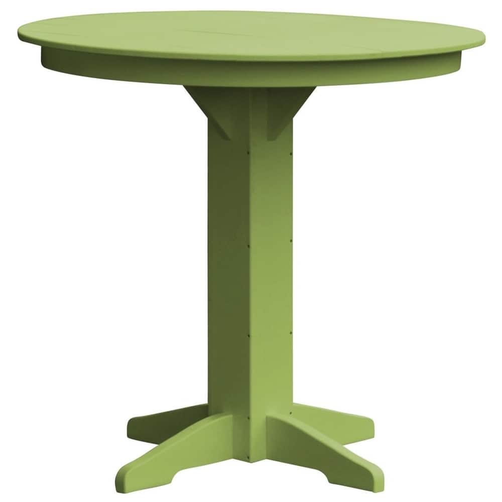 Poly Lumber Round Bar Table