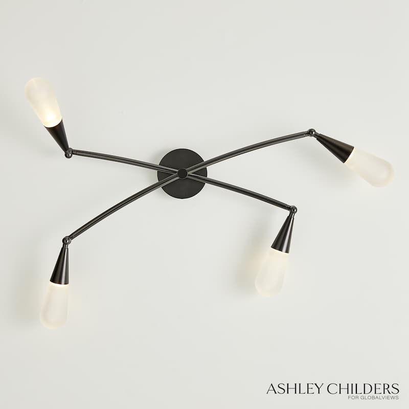 Droplet Sconce - 25"W x 22"H x 4.5"D