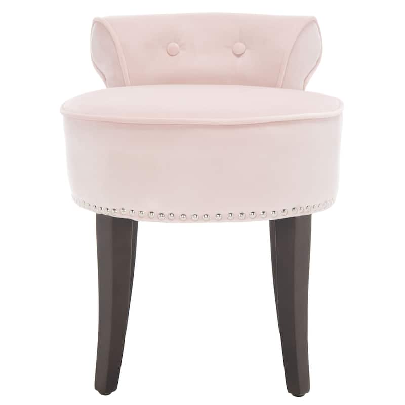 SAFAVIEH Aja Vanity Stool - 17.9" x 19" x 22.8" - 18Wx19Dx23H