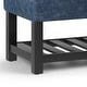 preview thumbnail 136 of 136, WYNDENHALL Essex 44 inch Wide Transitional Rectangle Ottoman Bench