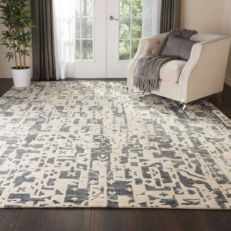 Nourison Silk Shadows Tribal Area Rug