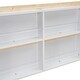 preview thumbnail 11 of 12, Twin House Bed with Roof Frame, Bedside-shelves, Under Bed Storage Unit