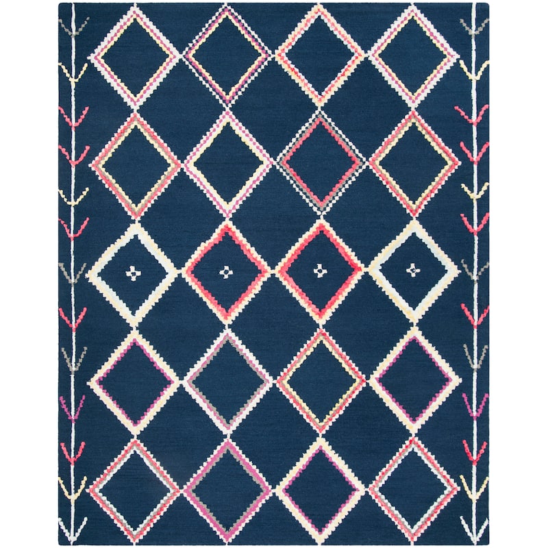 SAFAVIEH Handmade Bellagio Monah Boho Moroccan Wool Rug