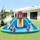 preview thumbnail 4 of 9, Costway Inflatable Bounce House Kids Water Splash Pool Dual Slides