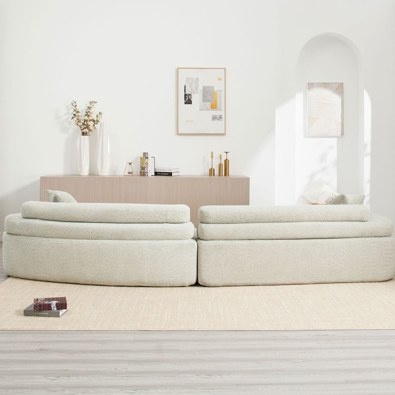 Modular Sectional Foam-Filled Sleeper Sofa Bed