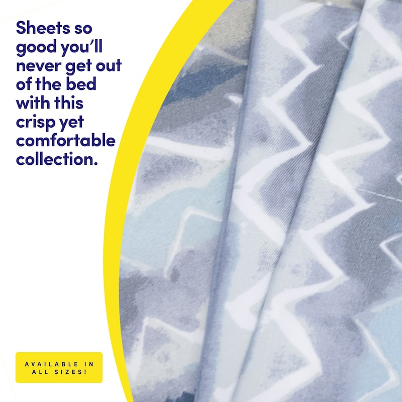 Summerset 4-Piece Patterned Deep Pocket Sheet Set