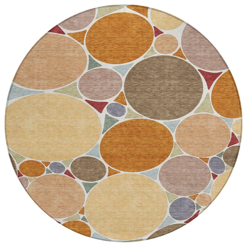 Machine Washable Indoor/ Outdoor Contemporary Rowan Chantille Rug