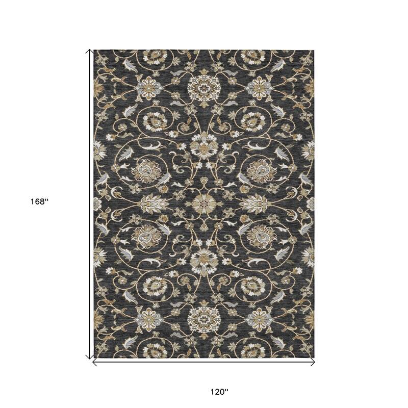 HomeRoots Moroccan Transitional Rectangle Outdoor Rug