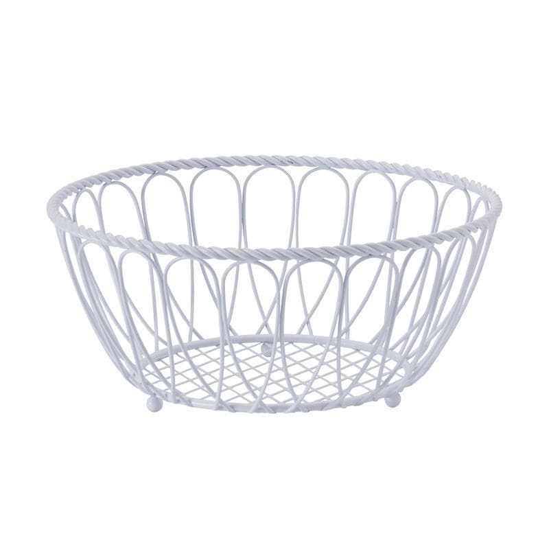 Mikasa Gourmet Basics Rope Basket, 10 Inch, White