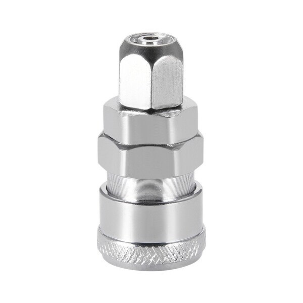 Quick Coupler,9/32" Hose ID x 1/2" G Socket Pressure Washer Adapter Air Fitting - 19/64"ID x 1/4" Socket 1pcs
