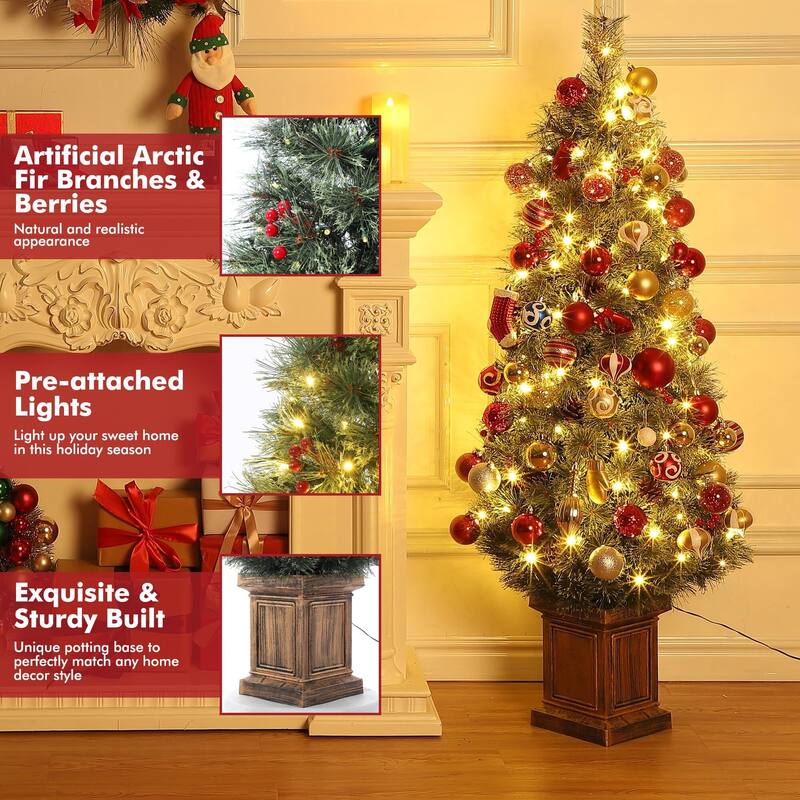 4.5ft Artificial Christmas Tree - 4.5 Foot