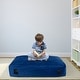 preview thumbnail 10 of 12, 57 x 57 Inch Crash Pad Sensory Mat with Foam Blocks and Washable Velvet Cover - 57" x 57" x 13" (L x W x H)