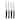 Au Nain Le Thiers Steak Knives with Black Handles, Set of 4