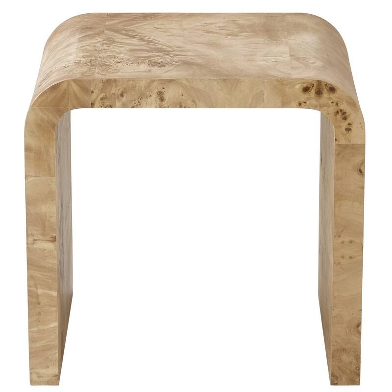 Roarke Burl Wood End Table, Natural