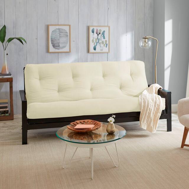 Porch & Den Hansen Full-size 10-inch Futon Mattress - Ivory - Full