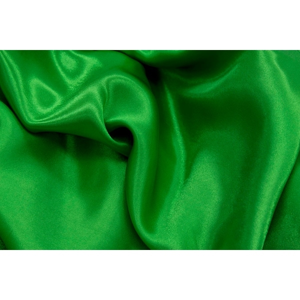 54 inch by 40 yards Material: 100% Polyester Satin Fabric Roll - Kelly Green (new tone)