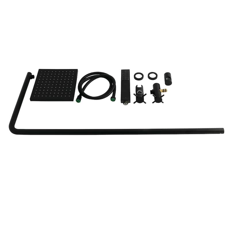 Kingston Brass KSG262.D Claremont Ceramic Disc Shower System with - Matte Black