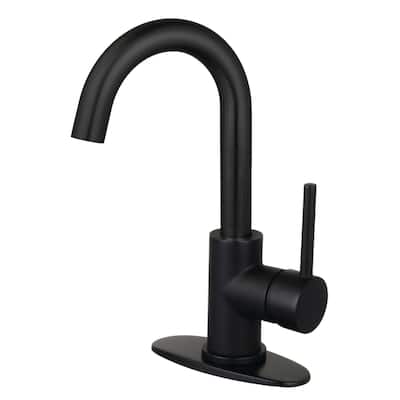Kingston Brass Concord Single-Handle 1-Hole Deck Mount Bathroom Faucet with Push Pop-Up