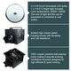 preview thumbnail 6 of 19, Exhaust Fan, Ultra Quiet 110 CFM 1.5 Sones Ventilation Exhaust Bathroom Fan with Light and Nightlight, 3 Years Warranty