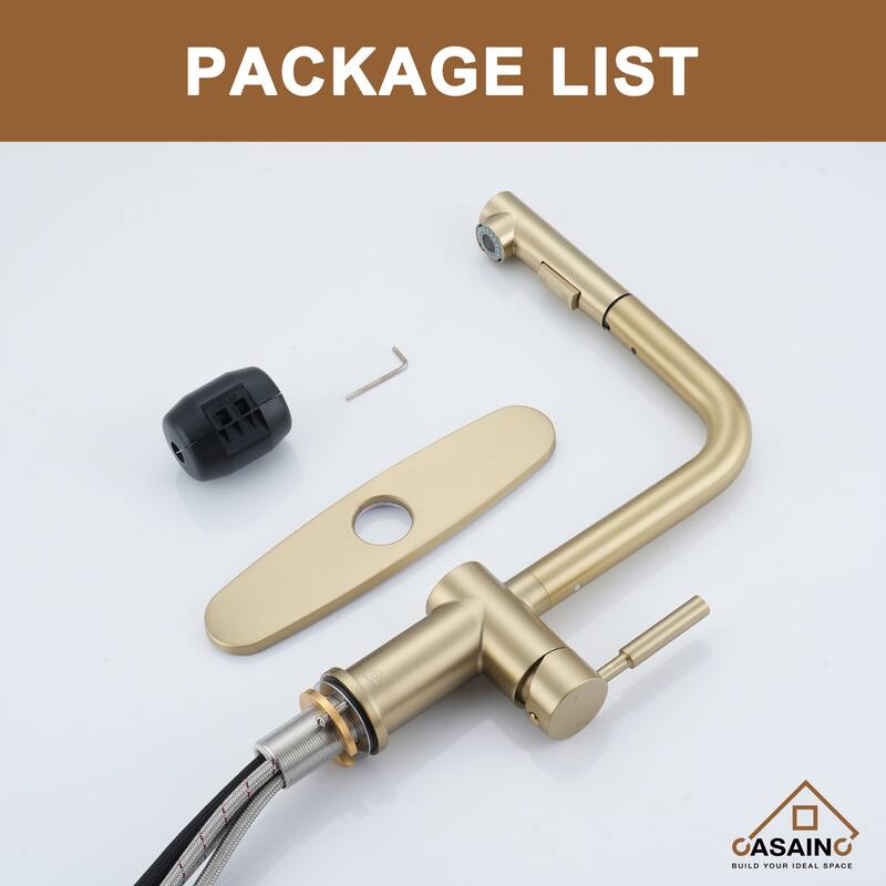 Single Handle Pull Out Sprayer Kitchen Faucet