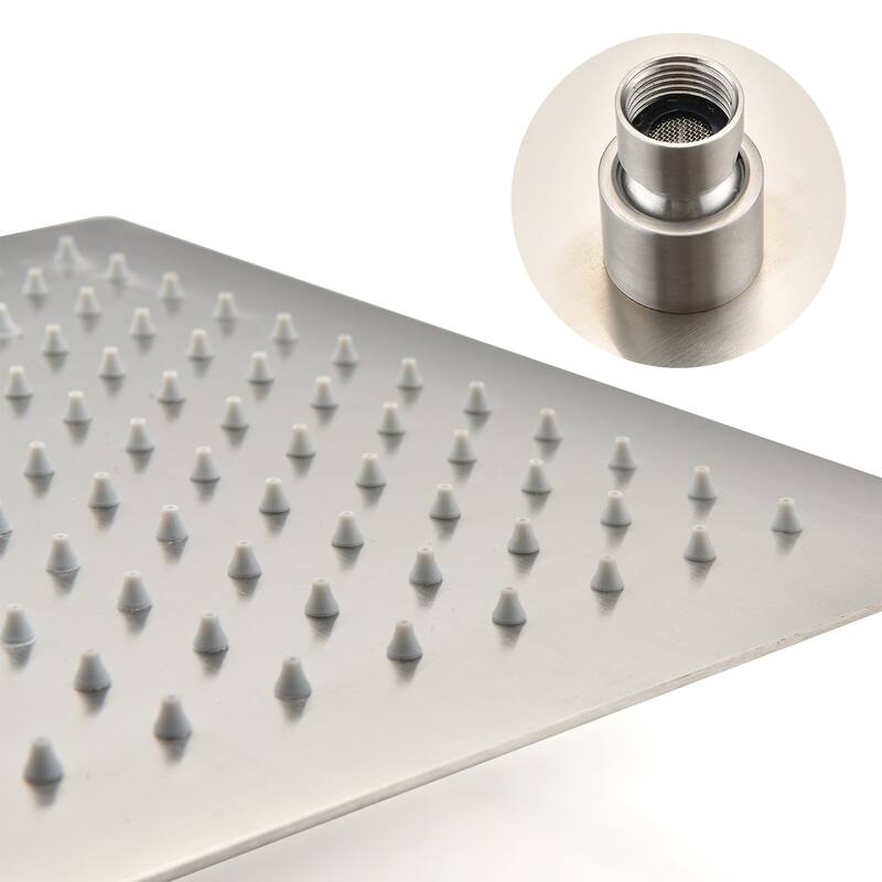 Rain Shower Head High Pressure Rainfall Showerhead Water Saving