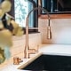 preview thumbnail 24 of 26, Copper Pre-Rinse Spring Kitchen Faucet Single Level Handle and Pull Down Sprayer