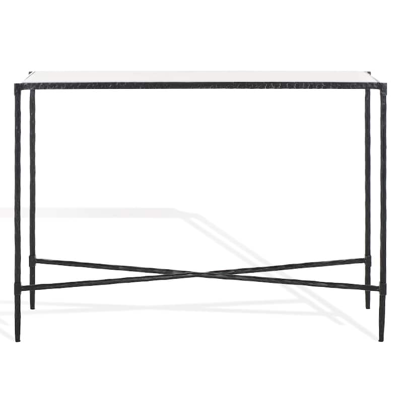 SAFAVIEH Couture Isabellina Metal & Marble Console Table - 42"W x 13"D x 30"H