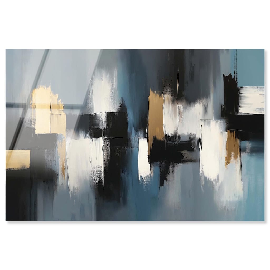 Within Blues Acrylic by Art Remedy, Ready to Hang