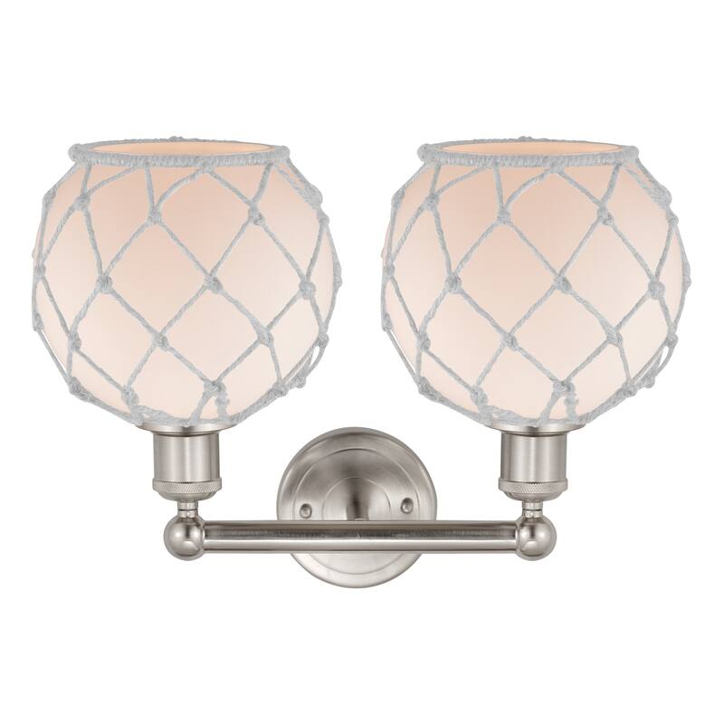Innovations Lighting Endless Possibilities Edison - Farmhouse Rope - 2 Light 17" Bath Vanity Light