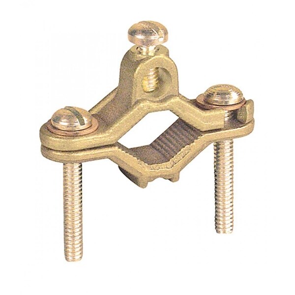 5 Pcs, Ground Clamp 1/2 to 1 in. for Direct Burial, Bronze Clamp with Stainless Steel Screws