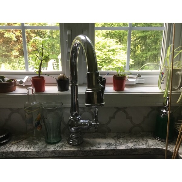 Kohler Artifacts Pullout Spray Single Hole Kitchen Faucet K ...
