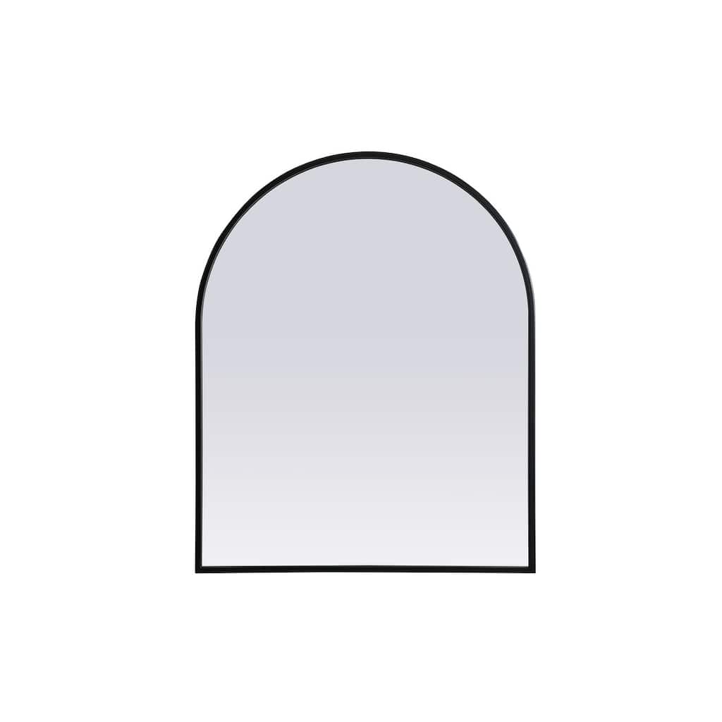 Indigo Home Metal Frame Arch Mirror 24x30 Inch
