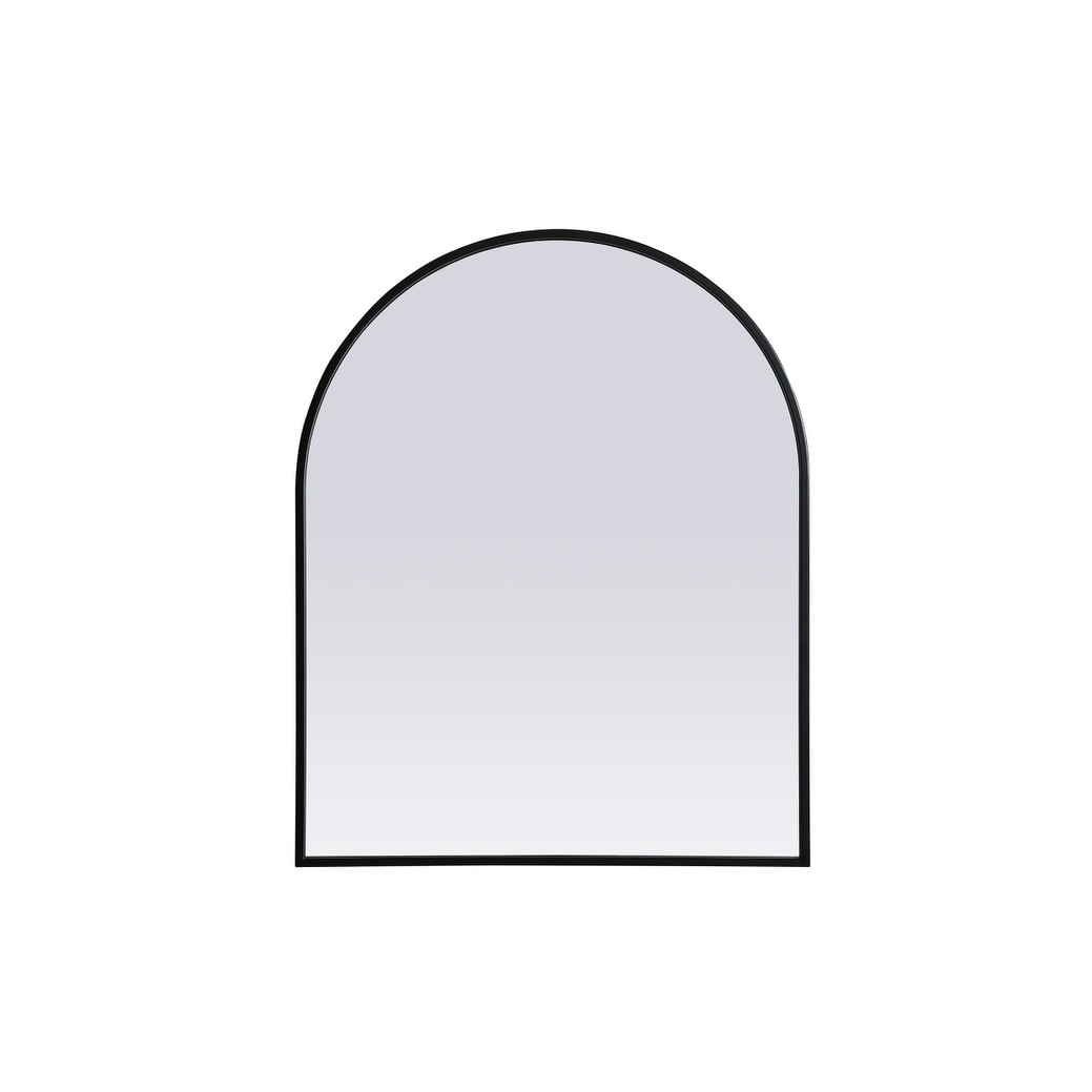 Indigo Home Metal Frame Arch Mirror 24x30 Inch