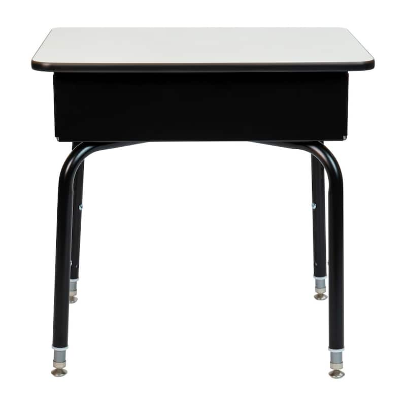 5 Pack Student Desks with Open Front Metal Book Boxes - School Desk ...