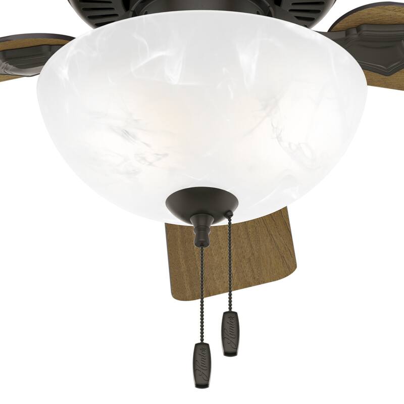 Hunter 44" Swanson Ceiling Fan with LED Light Kit & Pull Chain - Casual Traditional - 4 Speed DC Motor - ENERGY STAR!