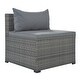 preview thumbnail 9 of 27, 9-piece Outdoor Patio Large Wicker Sofa Set, Rattan Sofa Set