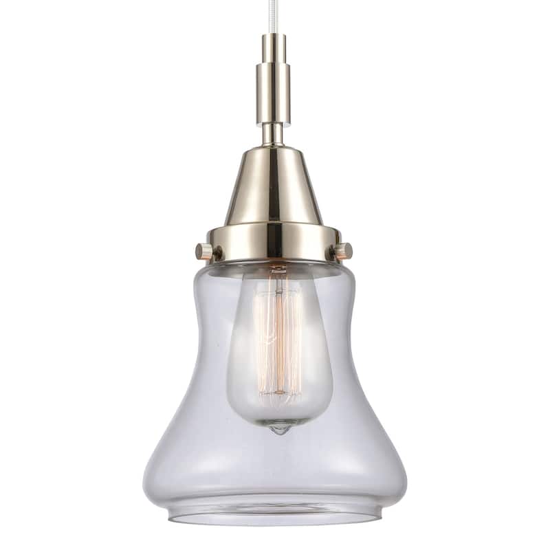 Innovations Lighting 447-1P-G192 Bellmont 7" Wide Mini Pendant with - Polished Nickel