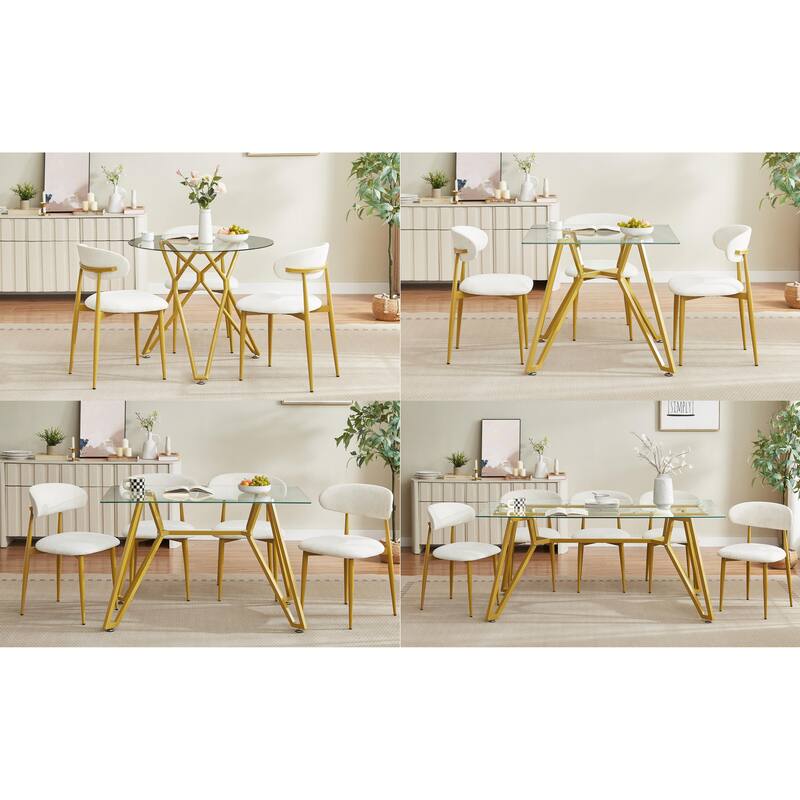 Set of 2 dining chairs, modern kitchen chairs with soft padding, farmhouse restaurant chairs