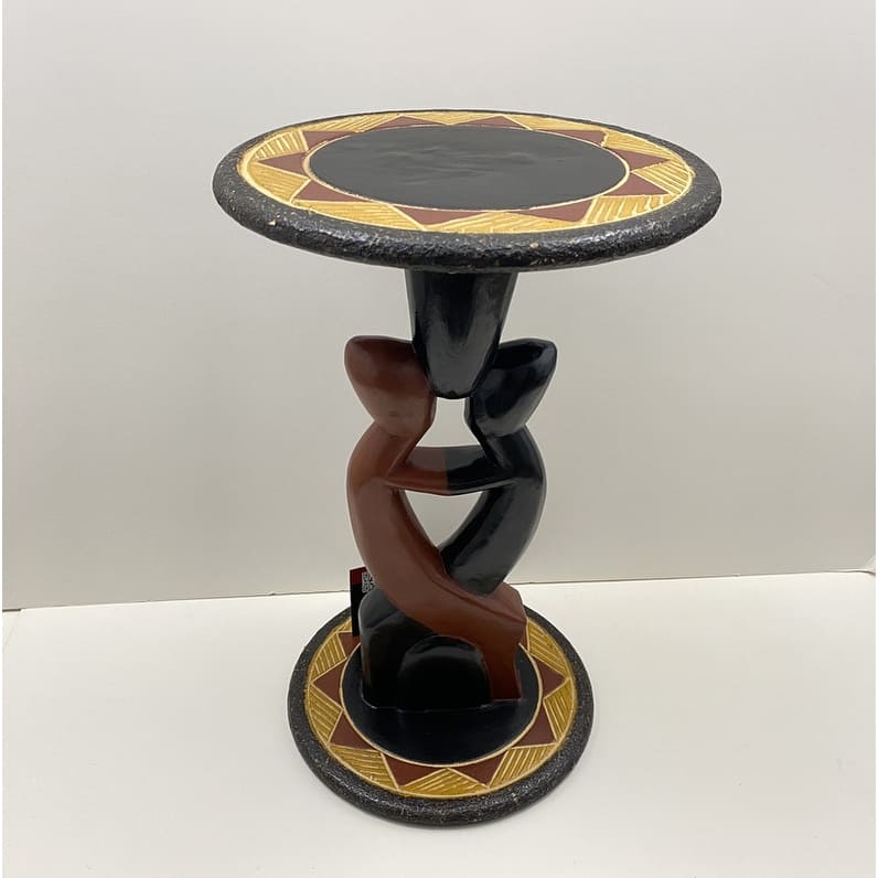 Hand-Finished "Dance Wih Me" Accent Table (Ghana)