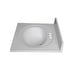 preview thumbnail 20 of 29, Fine Fixtures White Cultured Marble Top With Integrated Sink, 4" Backsplash and Overflow Included.