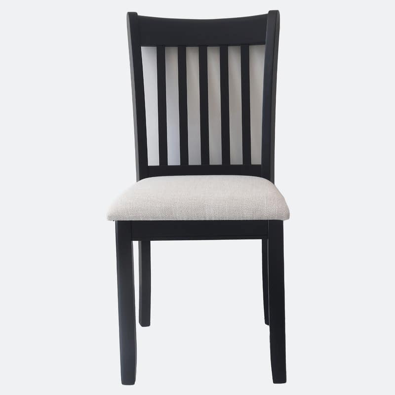 Rustic Wood Dining Chairs Set of 2