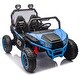 preview thumbnail 21 of 55, Two-Seater 24V Ride-On UTV for Kids, with Bluetooth, MP3, and LED Lights Blue