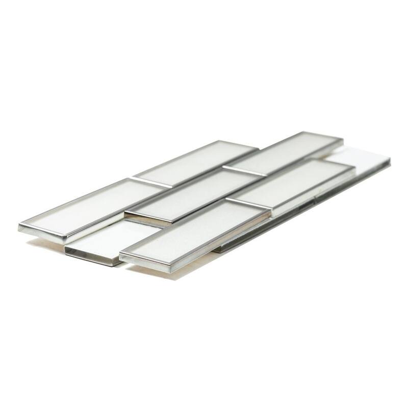 Athena 2x6 Glossy Glass Subway Mosaic Tile - Wall, Backsplash