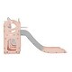 preview thumbnail 9 of 25, Kids Slide Playset Structure 9 in 1, Freestanding Spaceship Set with Slide, Arch Tunnel, Ring Toss, Drawing Whiteboardl